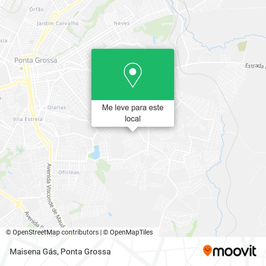 Maisena Gás mapa