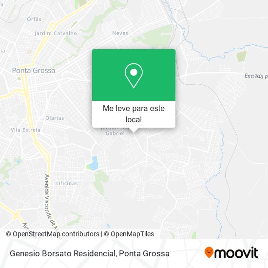 Genesio Borsato Residencial mapa