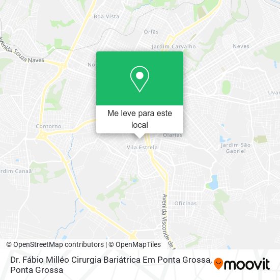 Dr. Fábio Milléo Cirurgia Bariátrica Em Ponta Grossa mapa