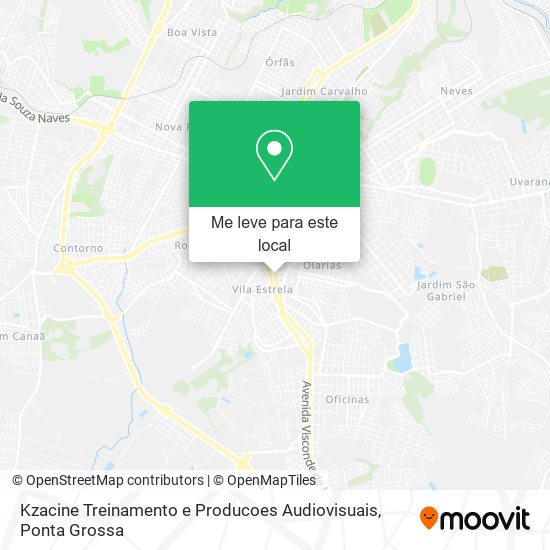 Kzacine Treinamento e Producoes Audiovisuais mapa