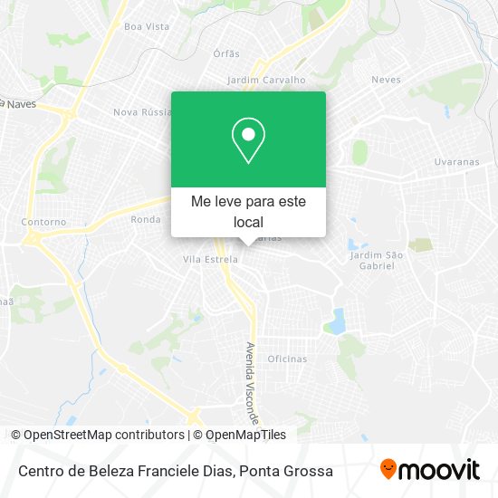 Centro de Beleza Franciele Dias mapa