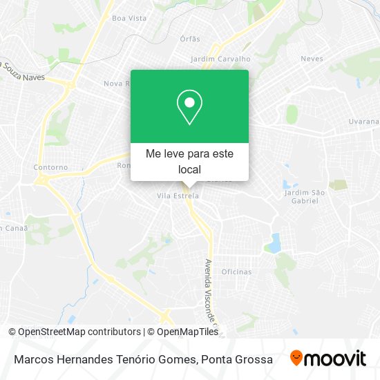 Marcos Hernandes Tenório Gomes mapa