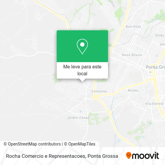 Rocha Comercio e Representacoes mapa