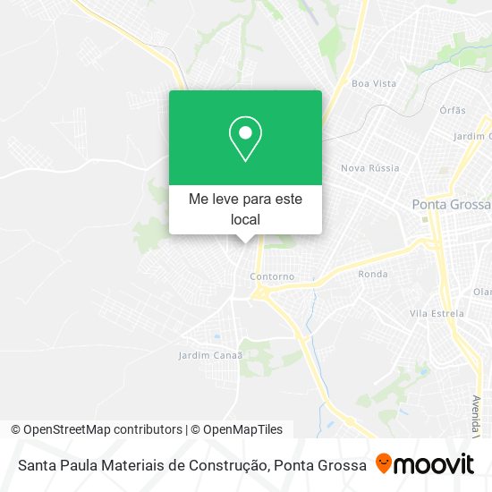 Santa Paula Materiais de Construção mapa