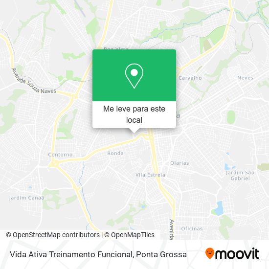 Vida Ativa Treinamento Funcional mapa