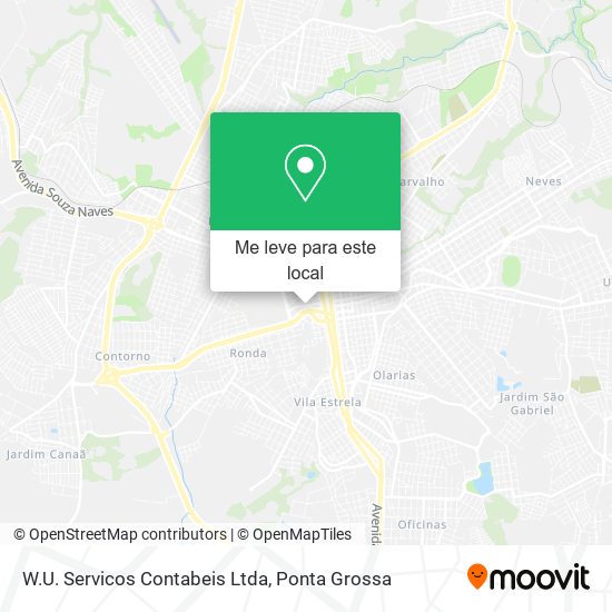 W.U. Servicos Contabeis Ltda mapa