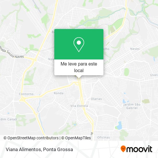 Viana Alimentos mapa