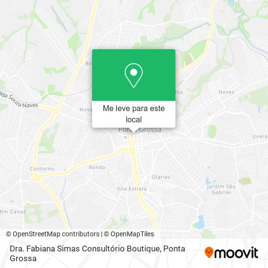 Dra. Fabiana Simas Consultório Boutique mapa