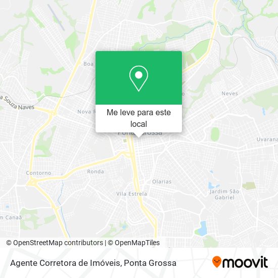 Agente Corretora de Imóveis mapa