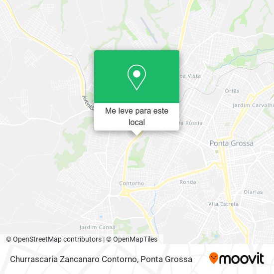 Churrascaria Zancanaro Contorno mapa