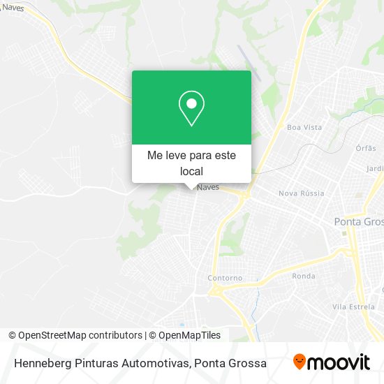 Henneberg Pinturas Automotivas mapa