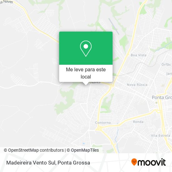 Madeireira Vento Sul mapa