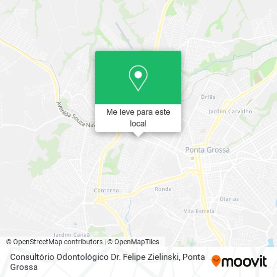 Consultório Odontológico Dr. Felipe Zielinski mapa