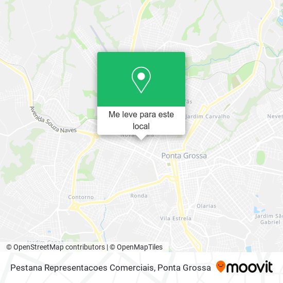 Pestana Representacoes Comerciais mapa