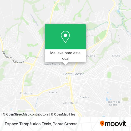 Espaço Terapêutico Fênix mapa