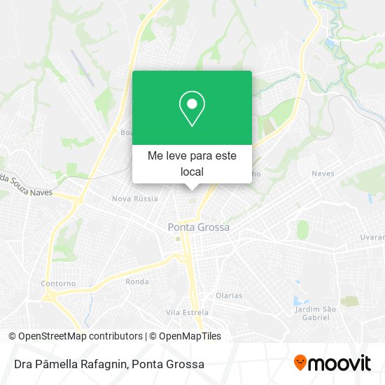 Dra Pâmella Rafagnin mapa
