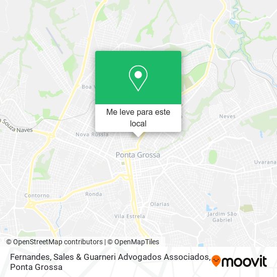 Fernandes, Sales & Guarneri Advogados Associados mapa