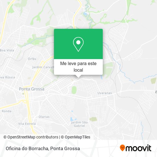 Oficina do Borracha mapa