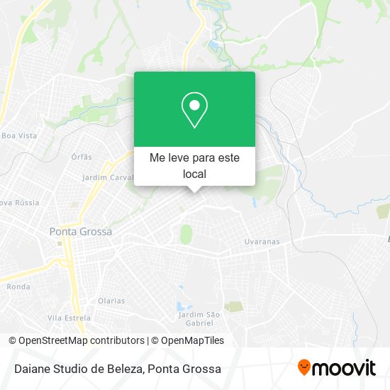 Daiane Studio de Beleza mapa