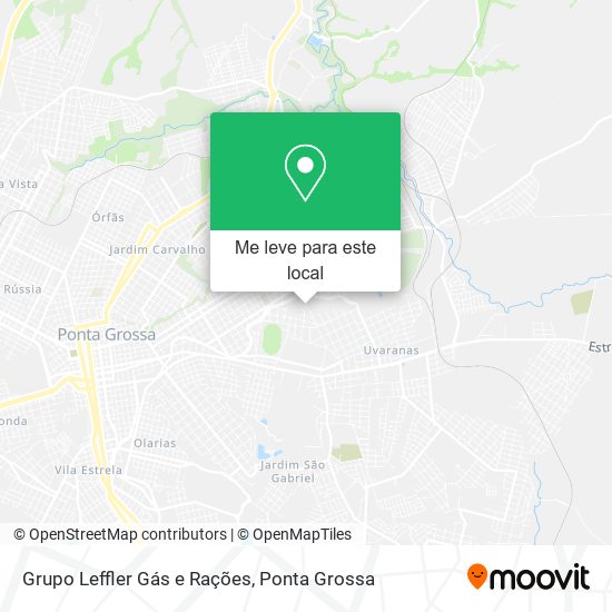 Grupo Leffler Gás e Rações mapa