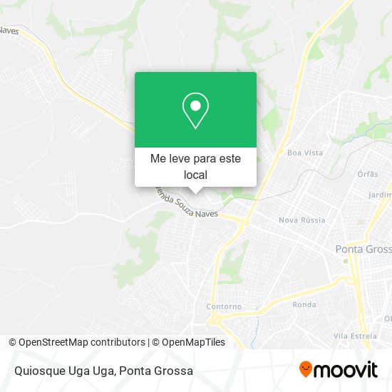 Quiosque Uga Uga mapa