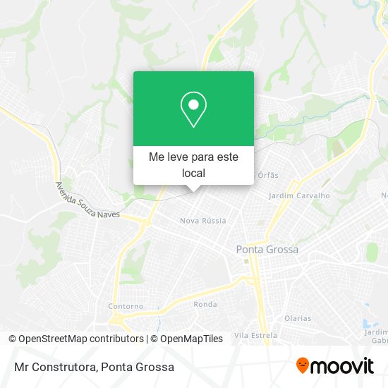 Mr Construtora mapa
