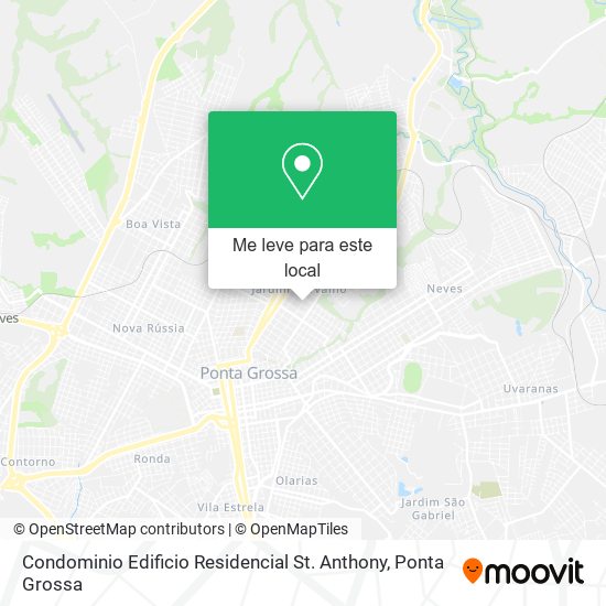 Condominio Edificio Residencial St. Anthony mapa