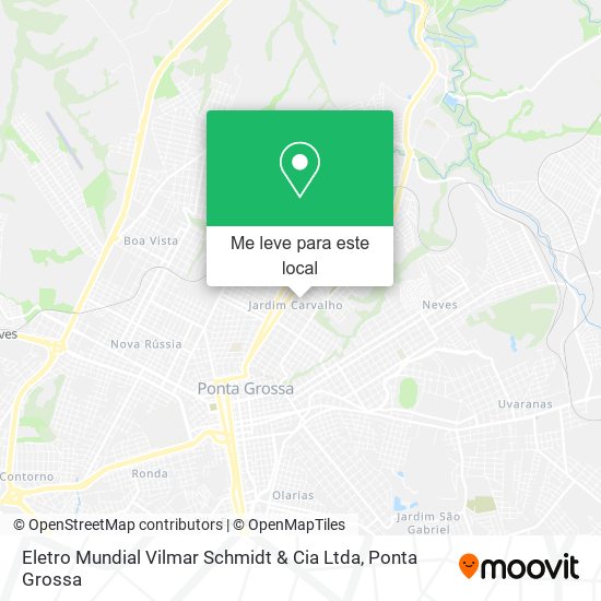 Eletro Mundial Vilmar Schmidt & Cia Ltda mapa