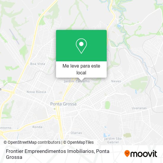 Frontier Empreendimentos Imobiliarios mapa