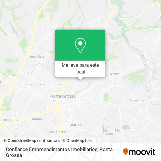 Confiance Empreendimentos Imobiliarios mapa