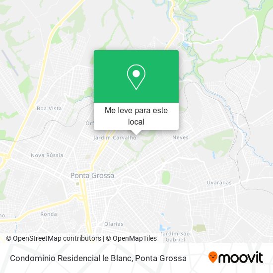 Condominio Residencial le Blanc mapa