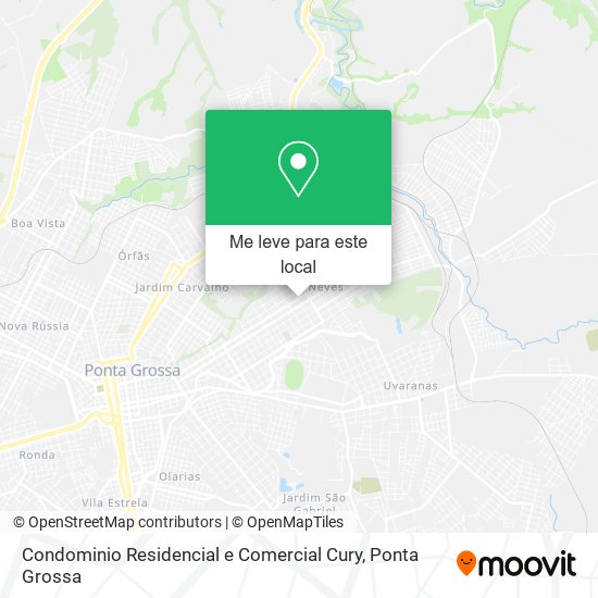 Condominio Residencial e Comercial Cury mapa