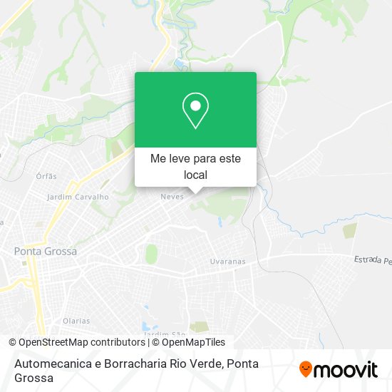 Automecanica e Borracharia Rio Verde mapa