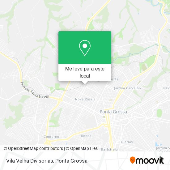 Vila Velha Divisorias mapa