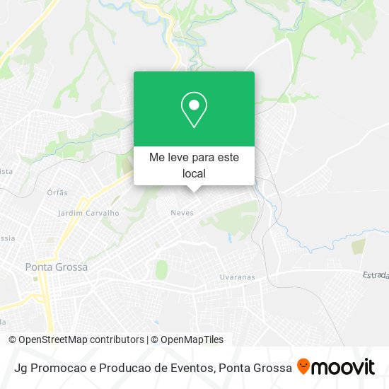 Jg Promocao e Producao de Eventos mapa