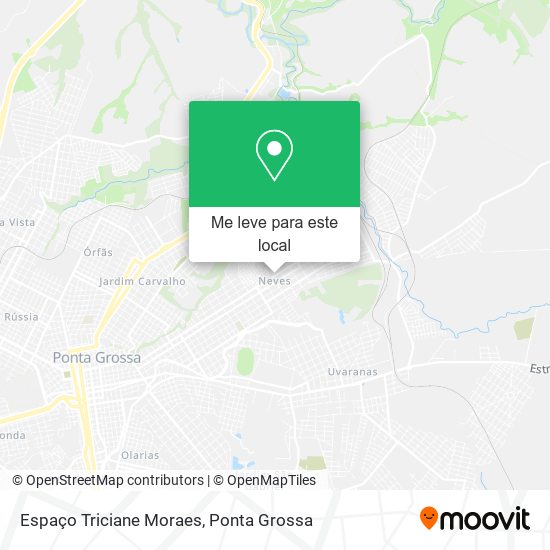 Espaço Triciane Moraes mapa