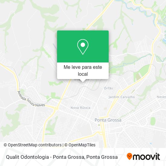 Qualit Odontologia - Ponta Grossa mapa