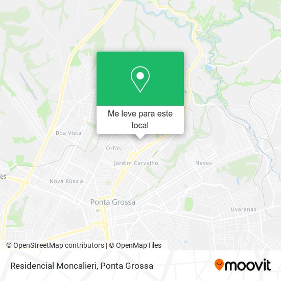 Residencial Moncalieri mapa