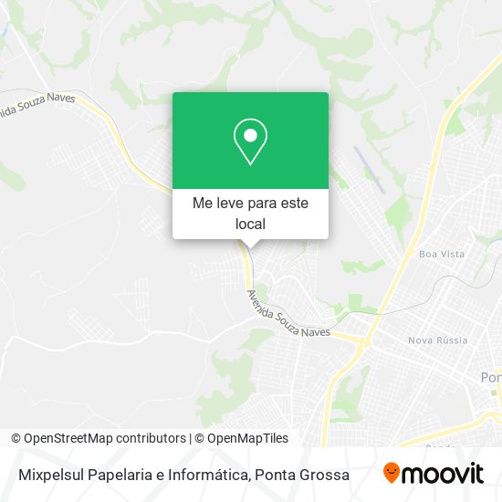 Mixpelsul Papelaria e Informática mapa