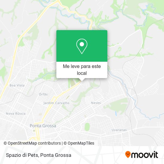 Spazio di Pets mapa