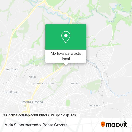 Vida Supermercado mapa