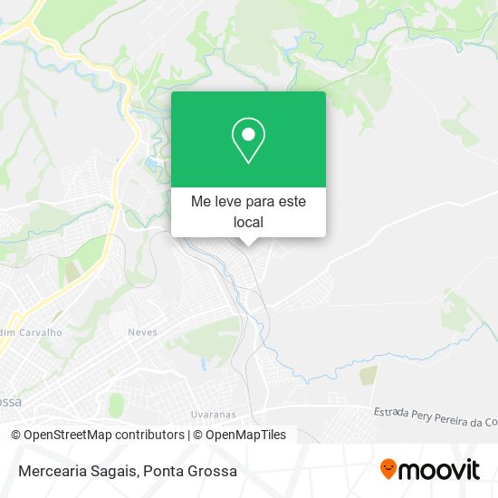 Mercearia Sagais mapa