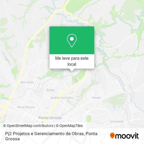 Pj2 Projetos e Gerenciamento de Obras mapa