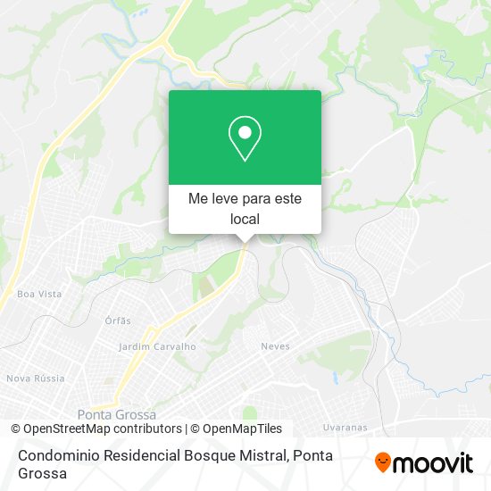 Condominio Residencial Bosque Mistral mapa