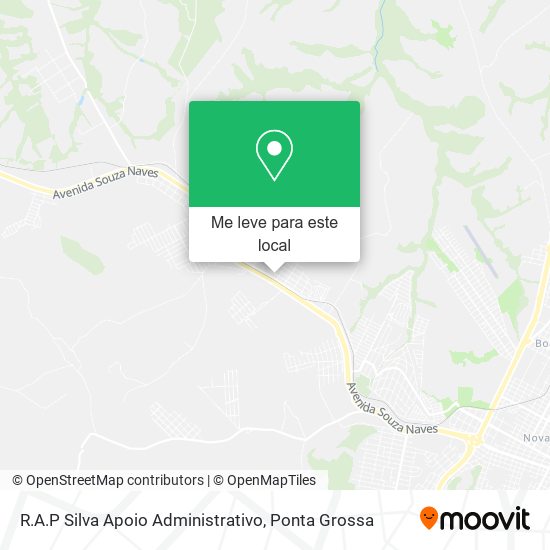 R.A.P Silva Apoio Administrativo mapa