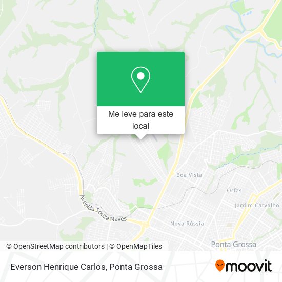 Everson Henrique Carlos mapa