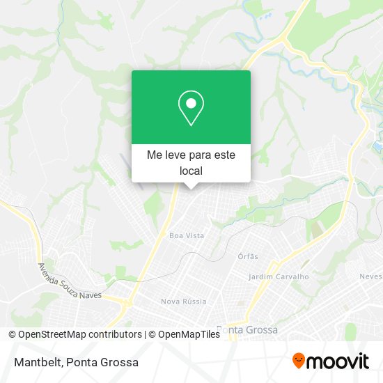 Mantbelt mapa