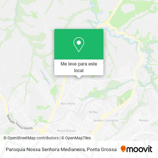 Paroquia Nossa Senhora Medianeira mapa