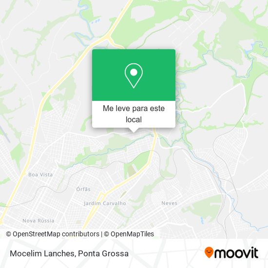 Mocelim Lanches mapa