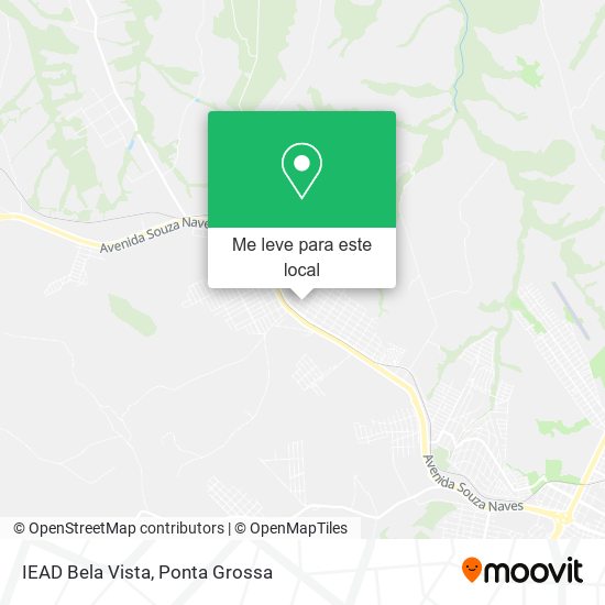 IEAD Bela Vista mapa